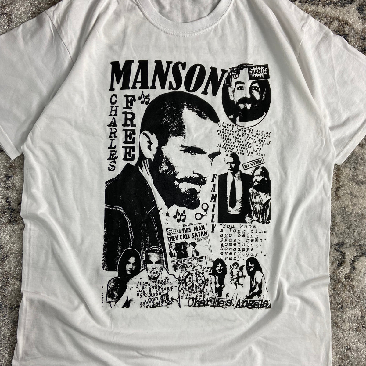 CHARLES MANSON TEE 2000s