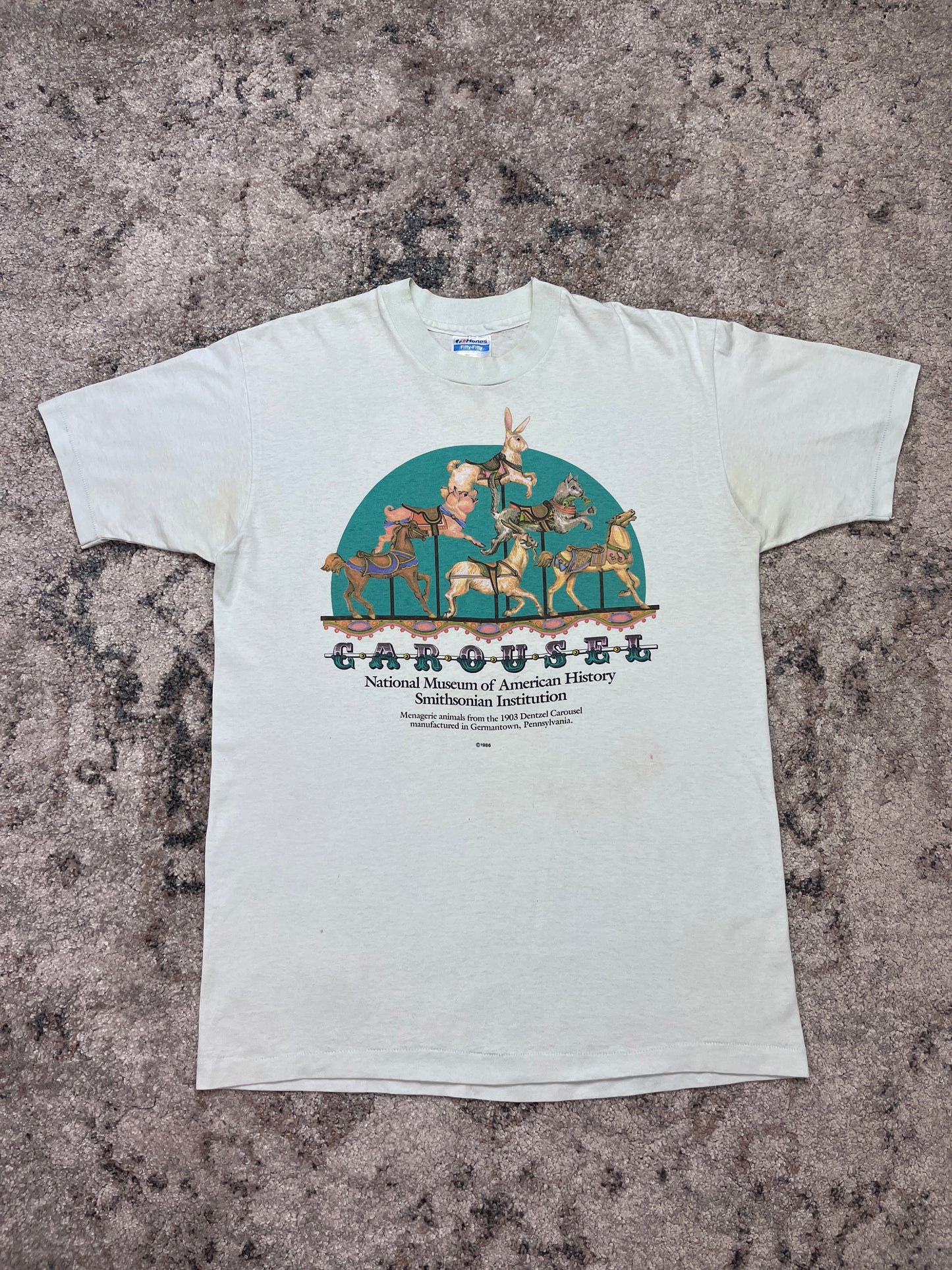 1986 "CAROUSEL" NATIONAL MUSEUM PENNSYLVANIA TEE