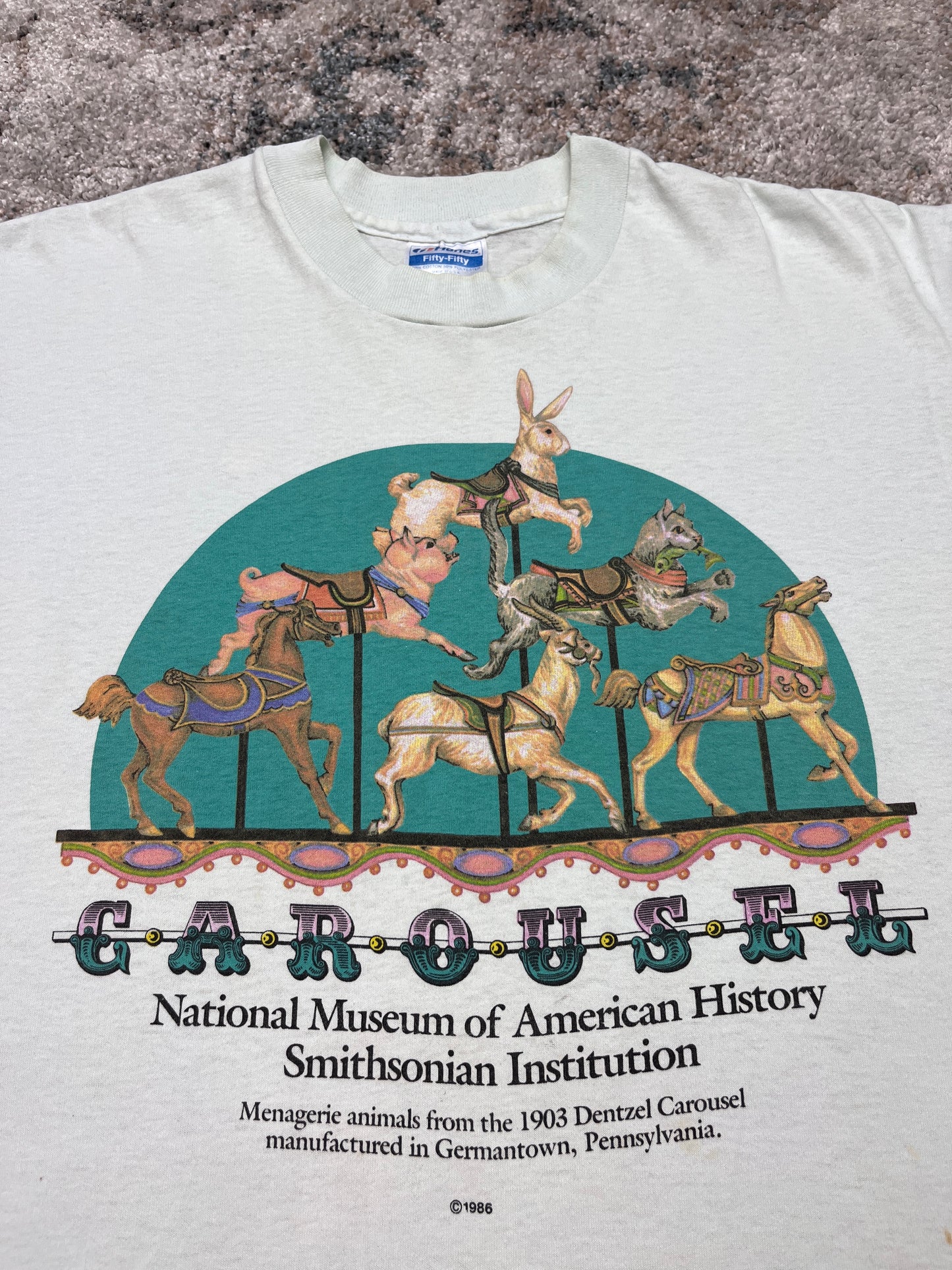 1986 "CAROUSEL" NATIONAL MUSEUM PENNSYLVANIA TEE