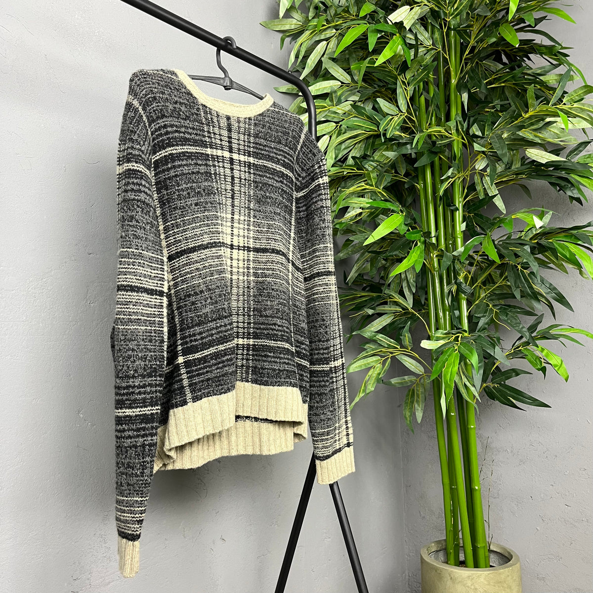RALPH LAUREN LAMBSWOOL FRANCE KNITTED SWEATER 1990s