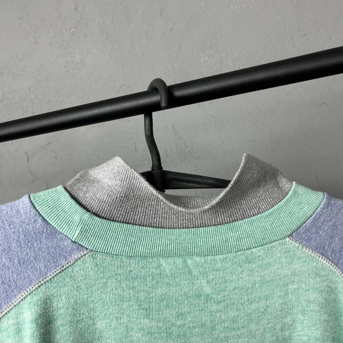1980s KAPPA BIG LOGO DOUBLE NECK SWEATSHIRT