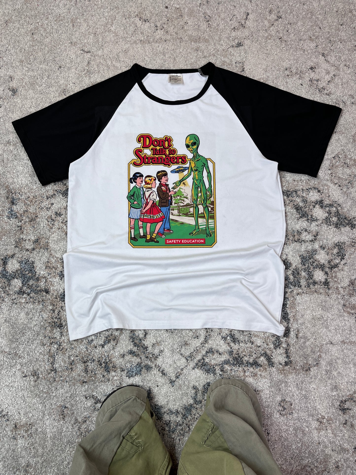 "DON'T TALK TO STRANGERS" SAFETY EDUCATION TEE
