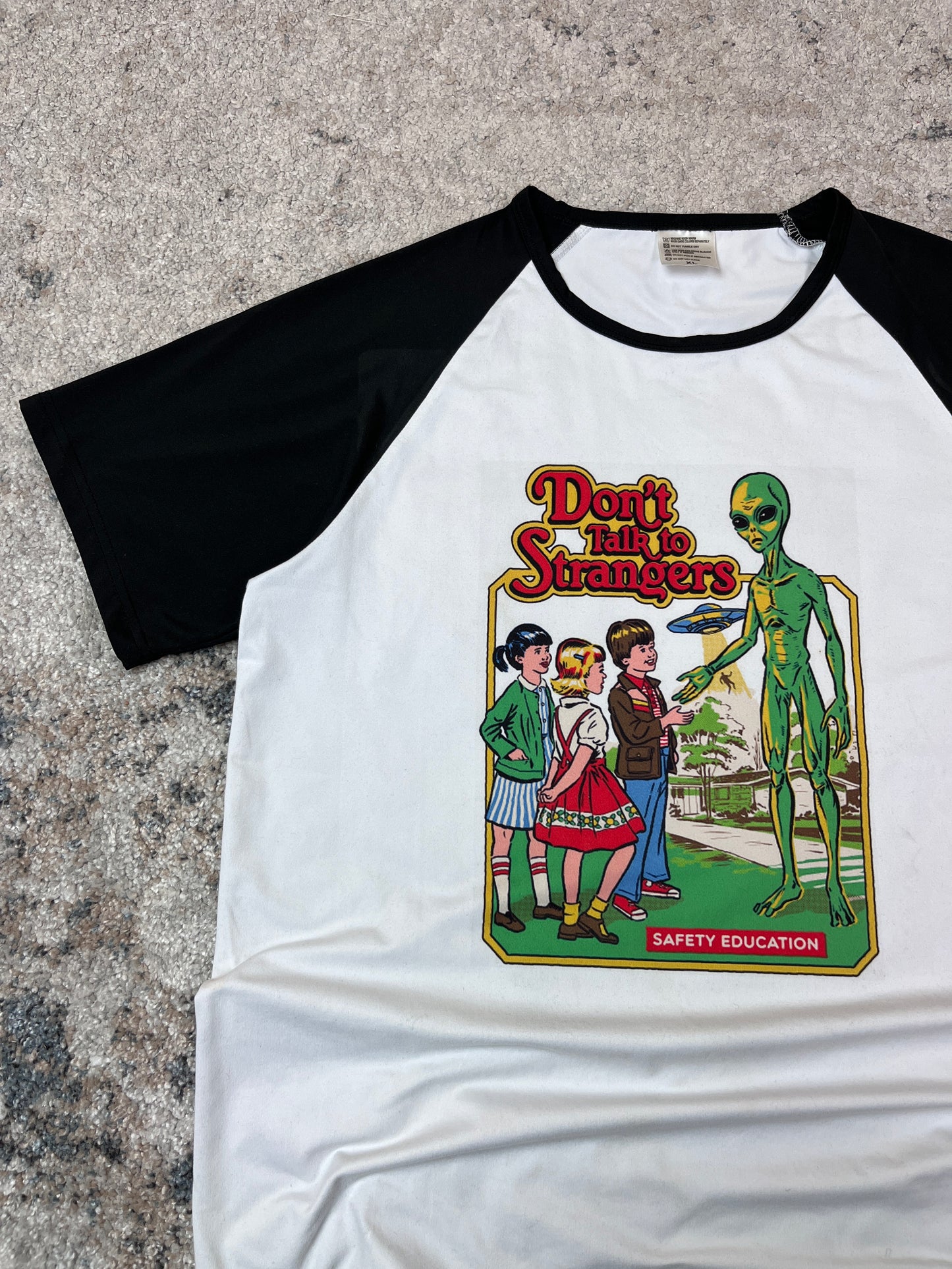 "DON'T TALK TO STRANGERS" SAFETY EDUCATION TEE