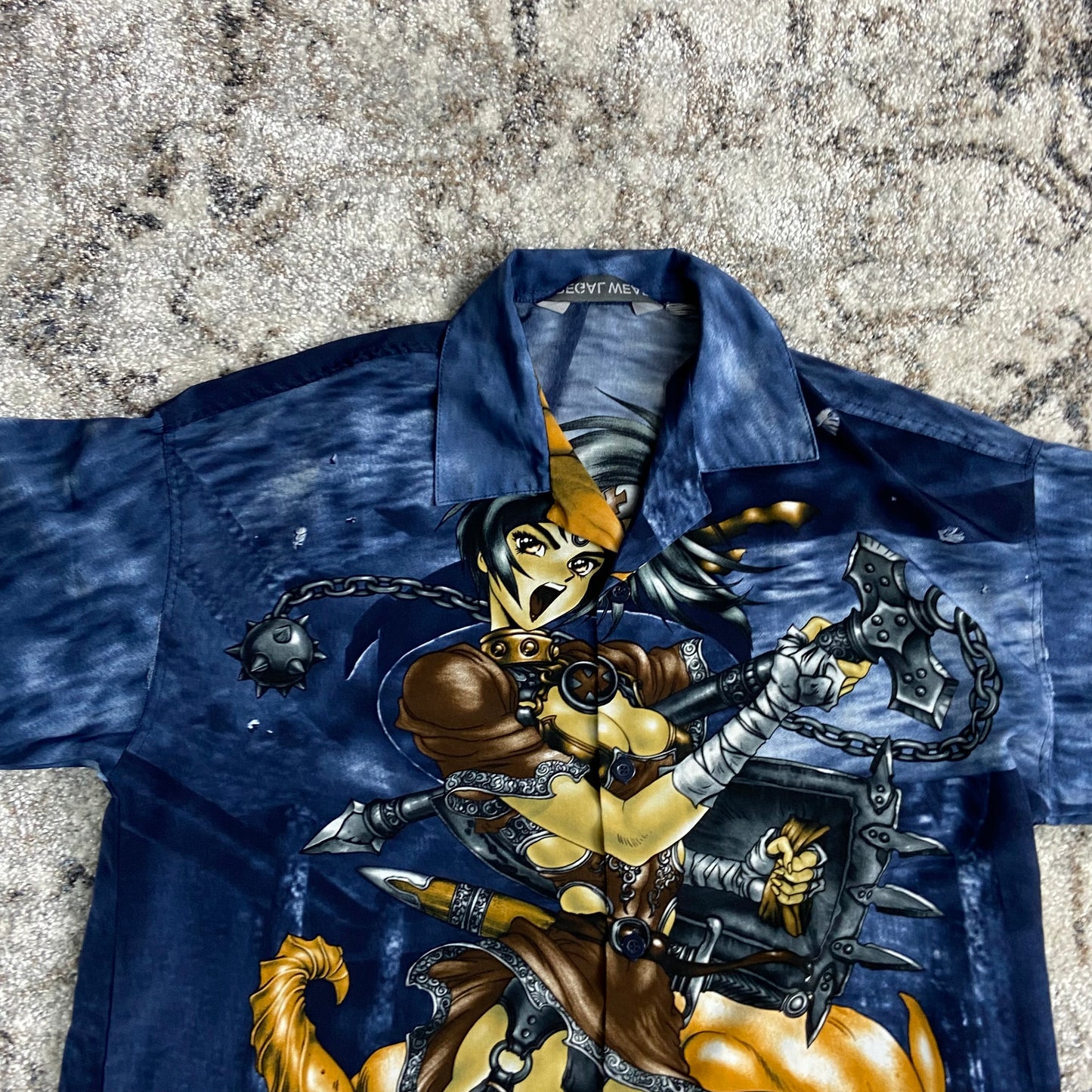 JAPANESE OVERPRINTED ANIME SHIRT 1990s