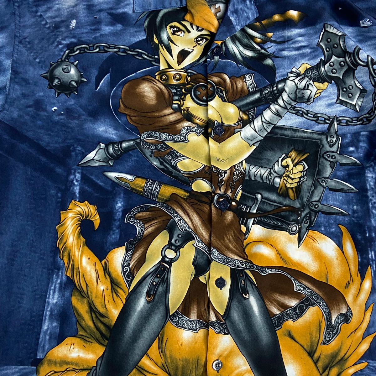 JAPANESE OVERPRINTED ANIME SHIRT 1990s