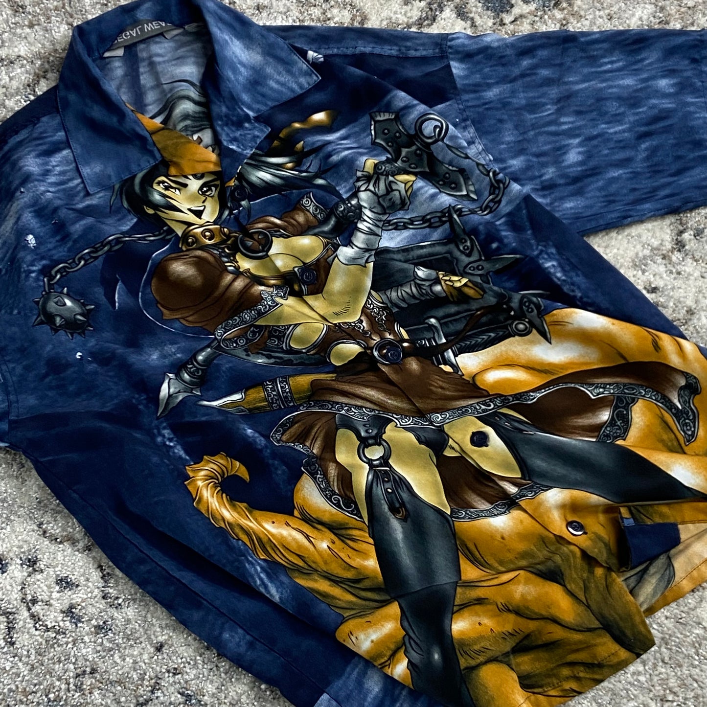 JAPANESE OVERPRINTED ANIME SHIRT 1990s