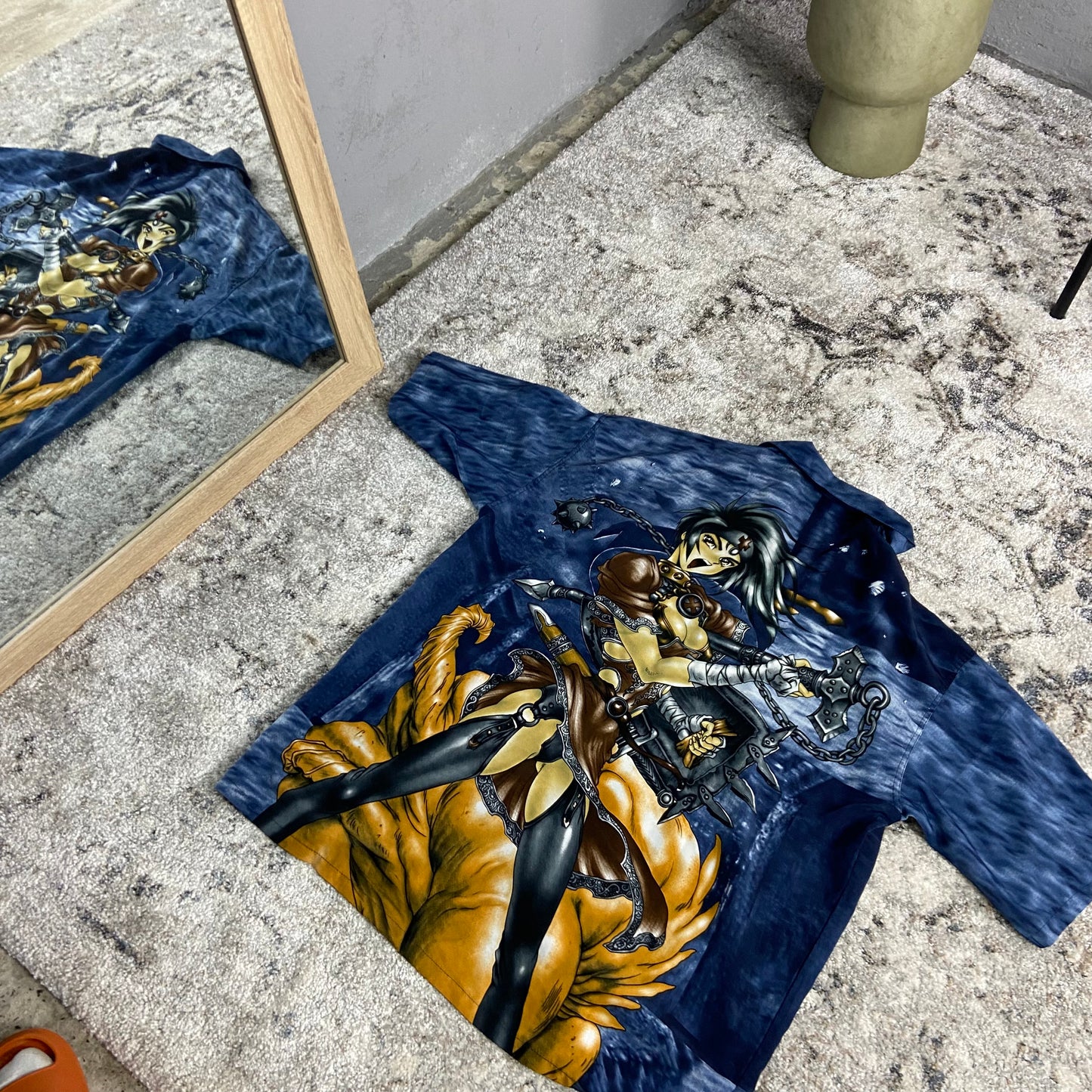 JAPANESE OVERPRINTED ANIME SHIRT 1990s