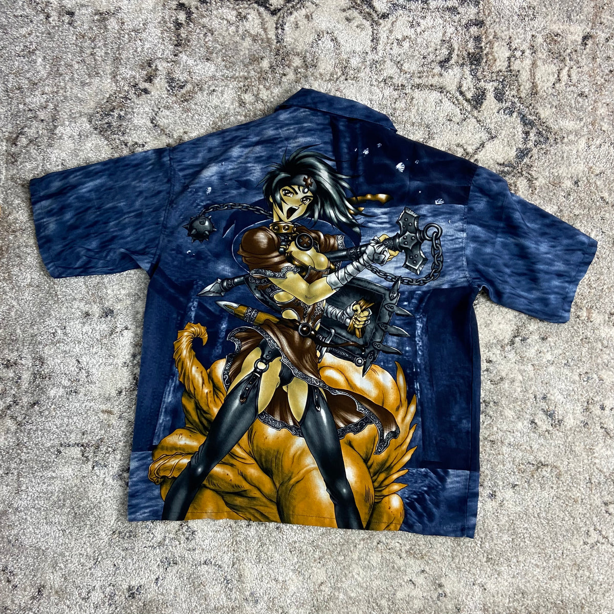 JAPANESE OVERPRINTED ANIME SHIRT 1990s