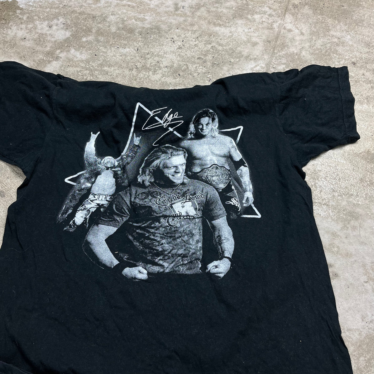 2000s EDGE WWE BOXY TEE