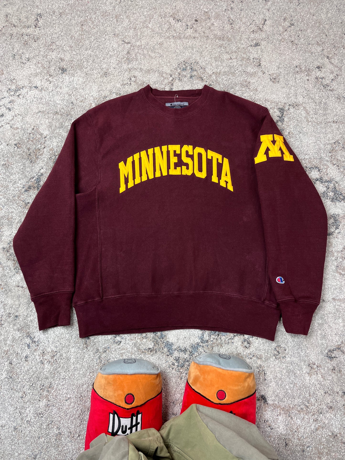 1990s CHAMPION MINNESOTA REVERSE WAVE HOODIE