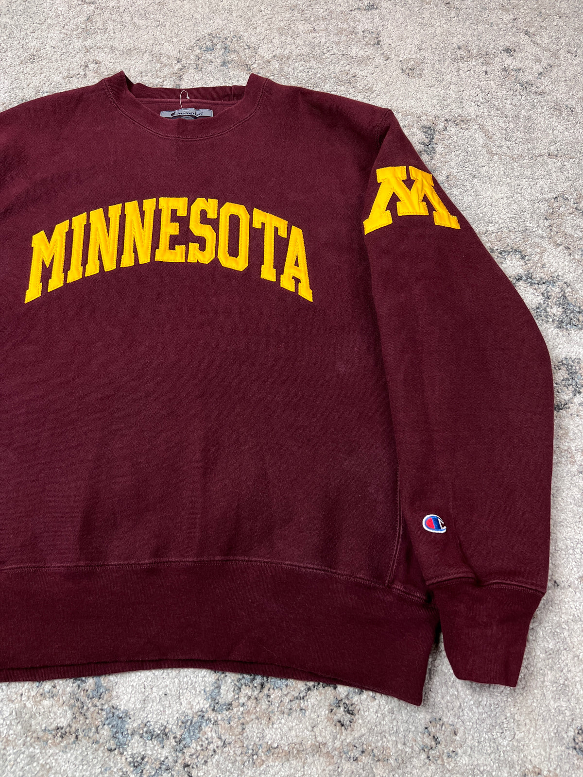 1990s CHAMPION MINNESOTA REVERSE WAVE HOODIE
