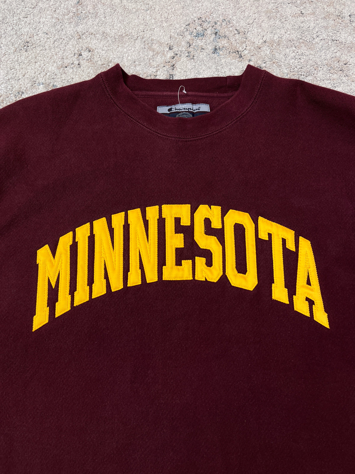 1990s CHAMPION MINNESOTA REVERSE WAVE HOODIE