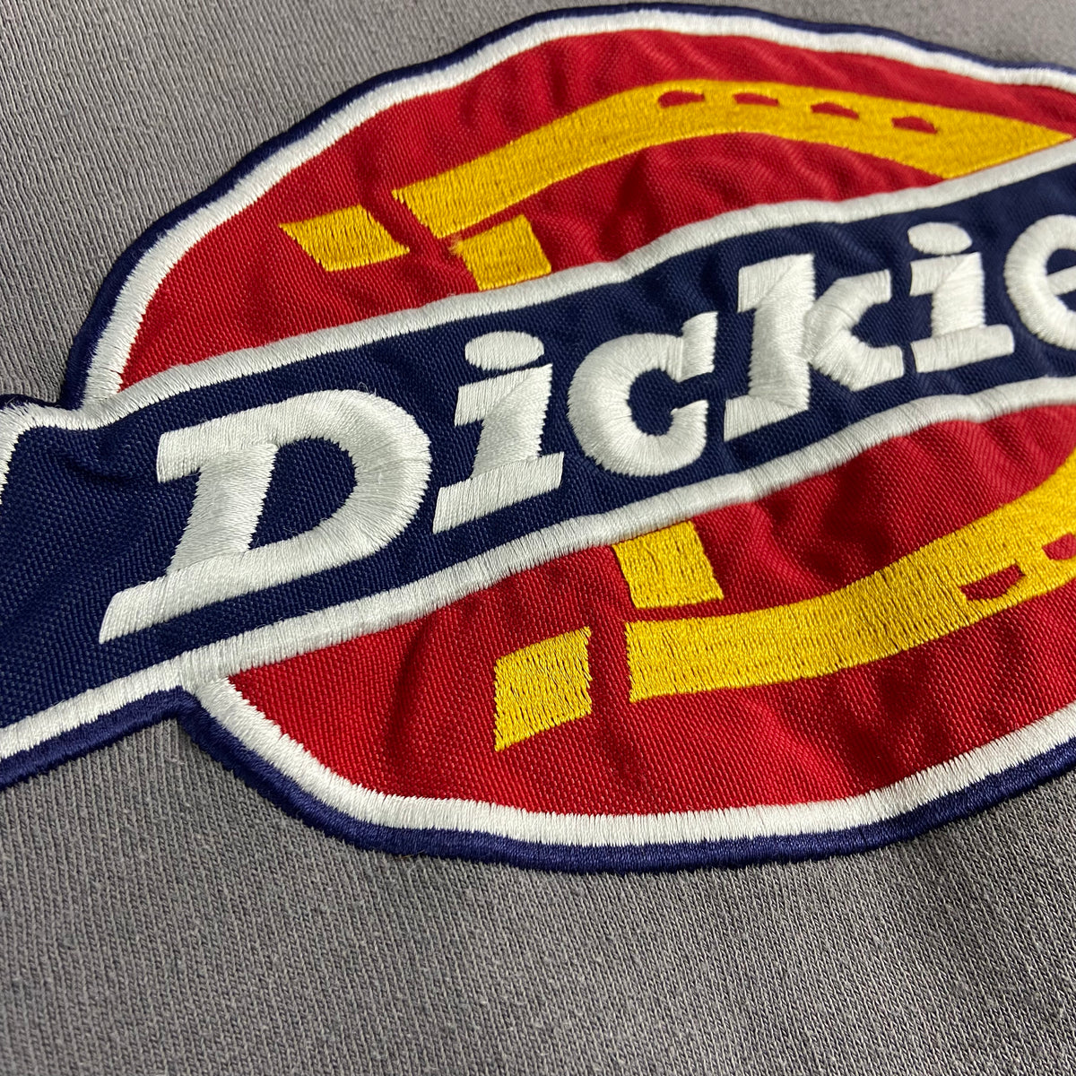 1990s DICKIES EMBROIDERED BIG LOGO FADED SWEATSHIRT