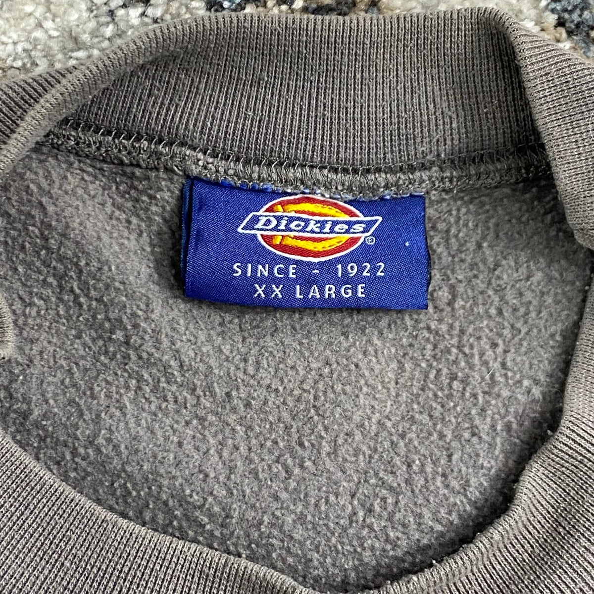 1990s DICKIES EMBROIDERED BIG LOGO FADED SWEATSHIRT