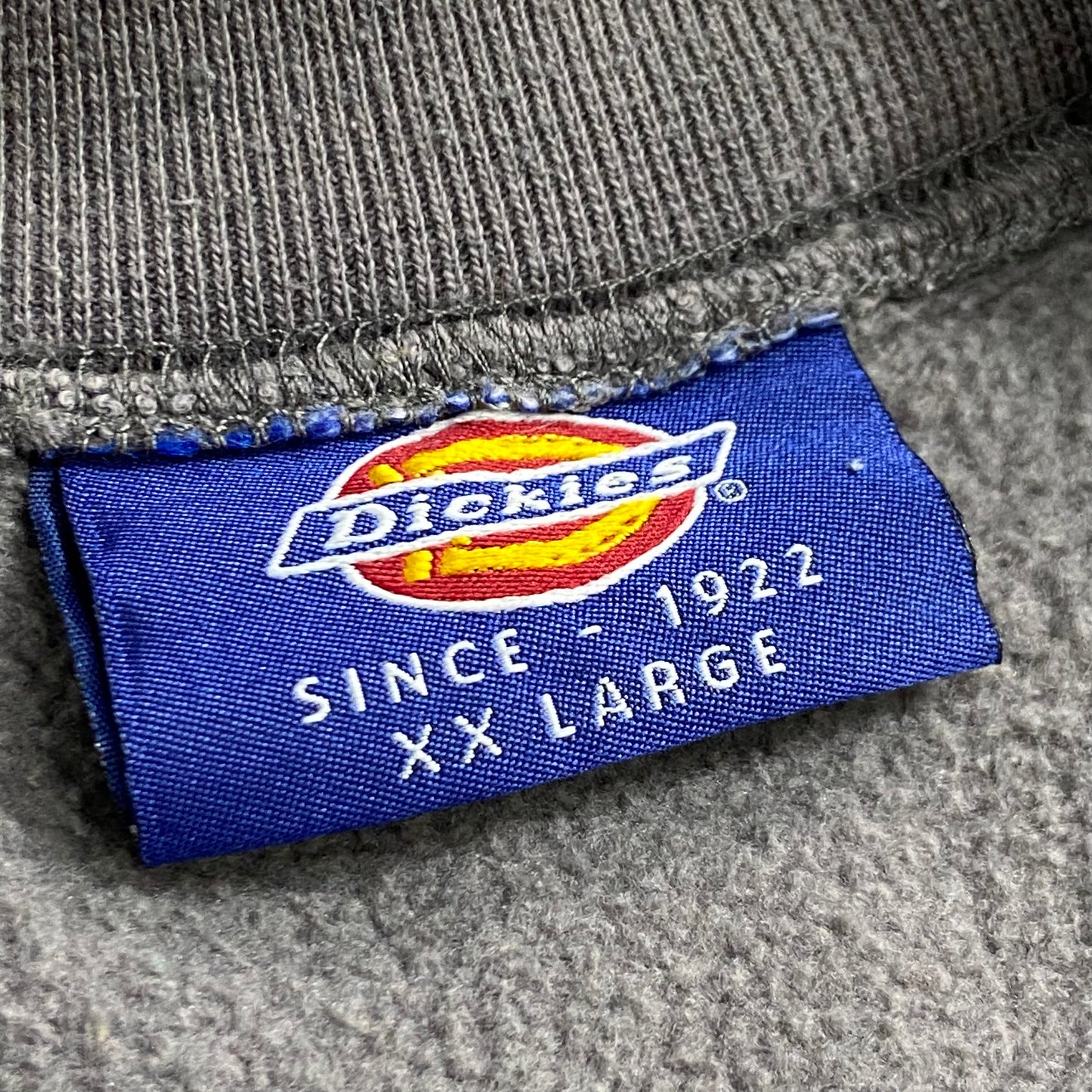 1990s DICKIES EMBROIDERED BIG LOGO FADED SWEATSHIRT