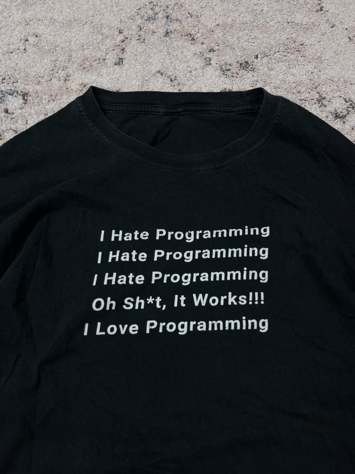 I HATE / LOVE PROGRAMMING TEE 2000s
