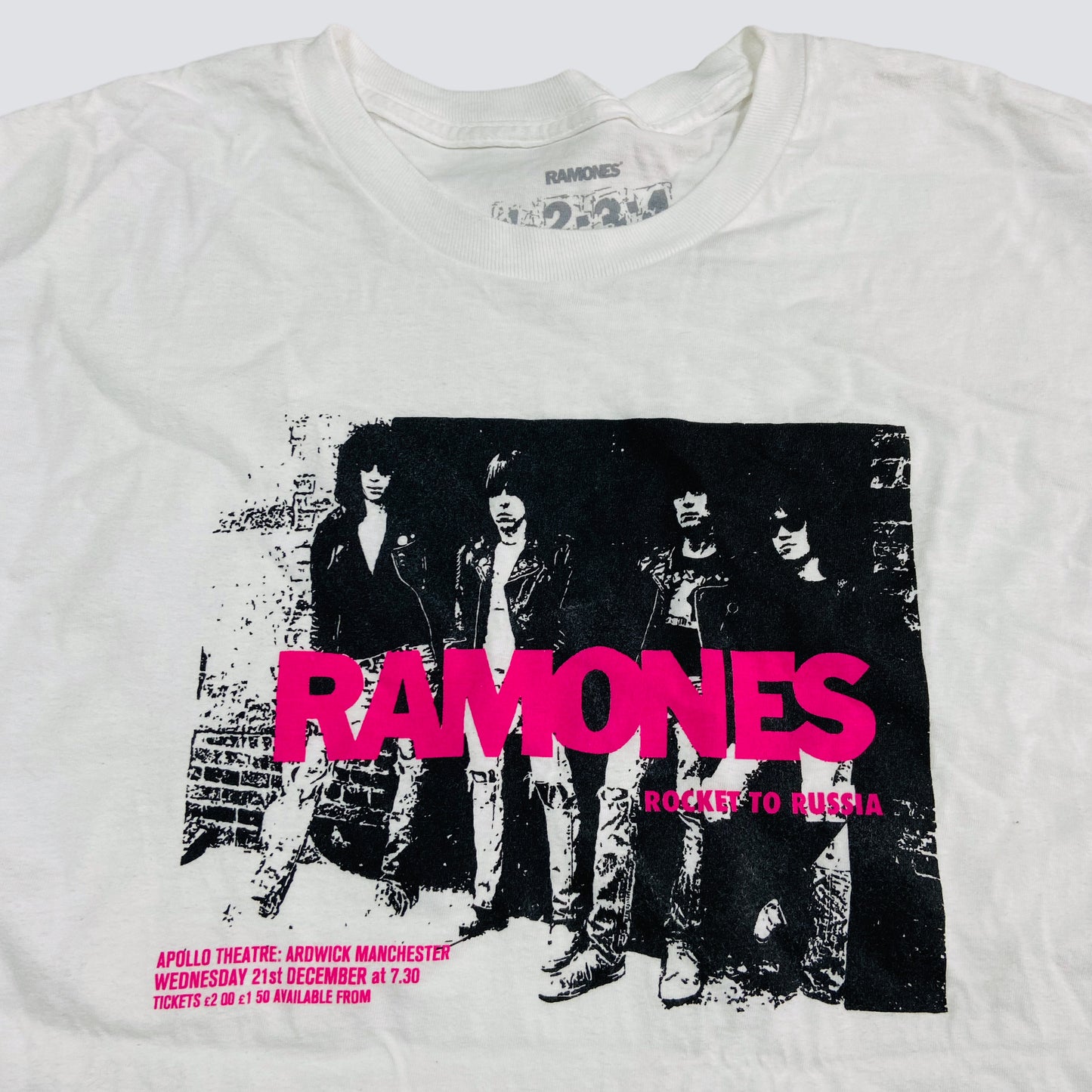 "ROCKET TO RUSSIA" RAMONES TEE