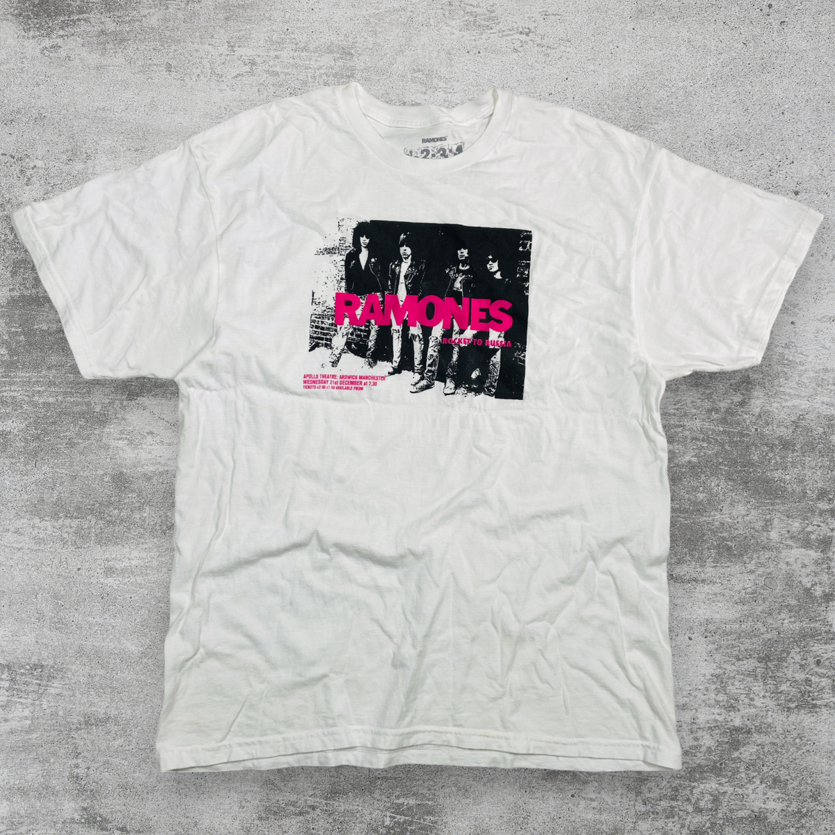 "ROCKET TO RUSSIA" RAMONES TEE