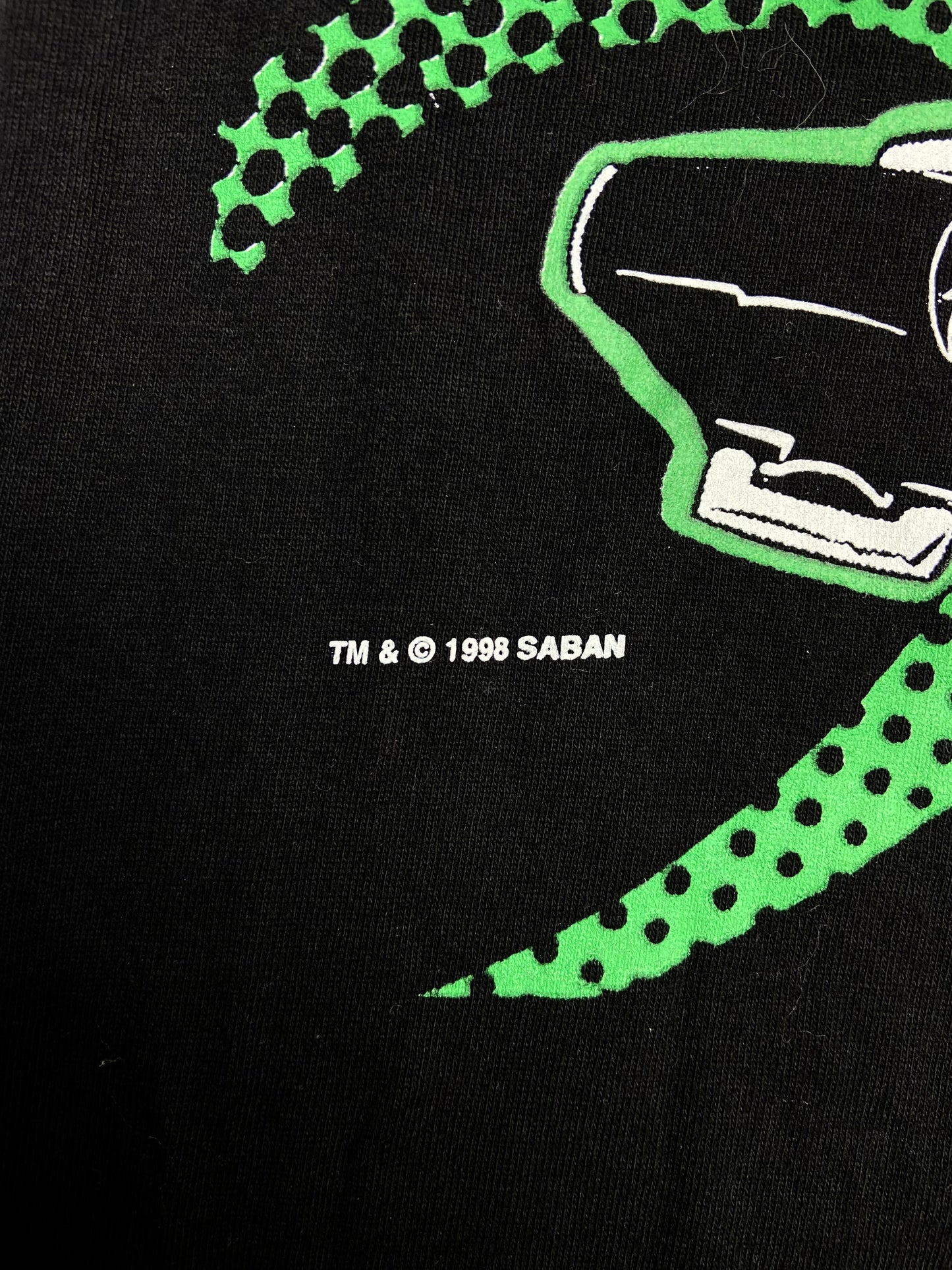1998 POWER RANGERS IN SPACE TEE