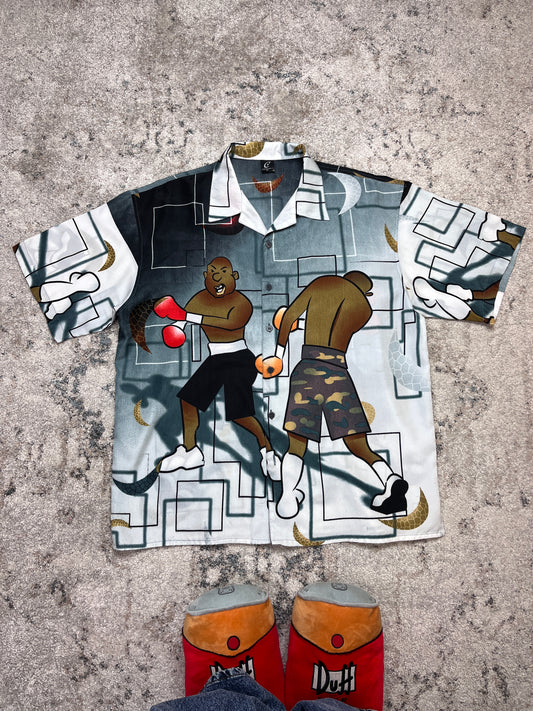 1990s CLAUDIO NUCCI OVERPRINTED SHIRT