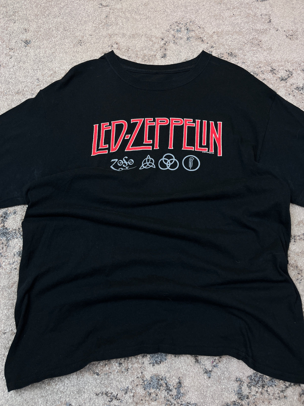 LED ZEPPELIN 4 SYMBOLS TEE 2000s