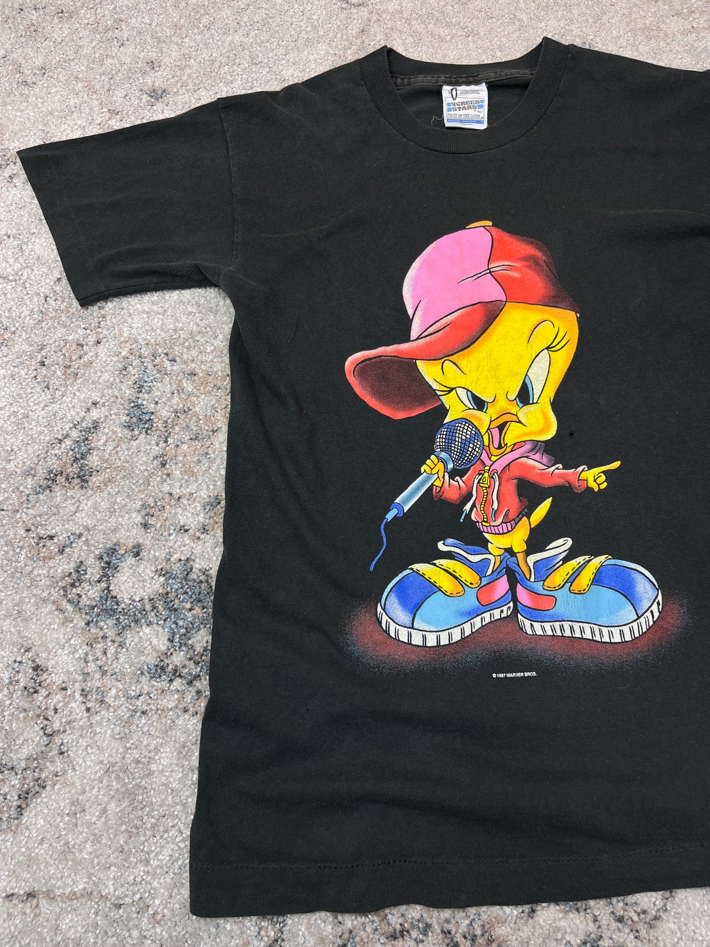 1997 TWEETY RAP "WHATS YOUR PROBLEM?" FADED TEE