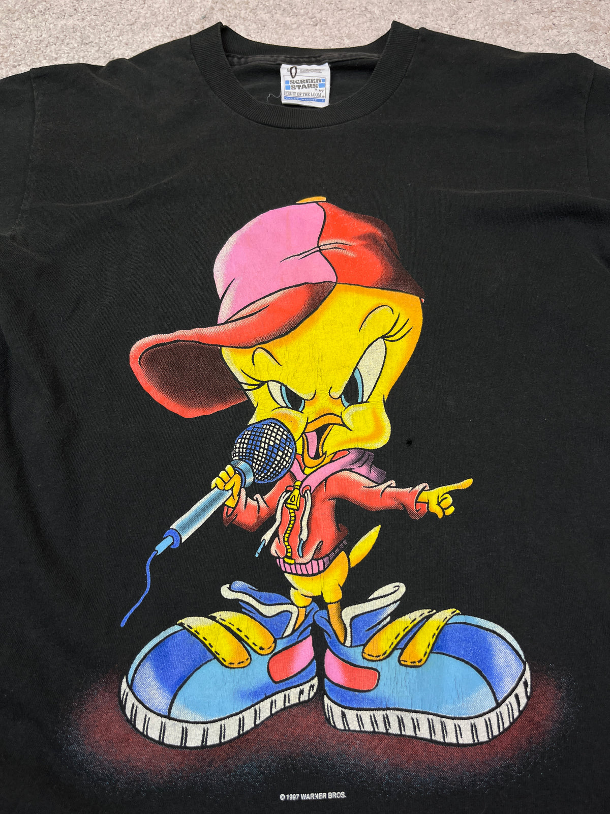1997 TWEETY RAP "WHATS YOUR PROBLEM?" FADED TEE