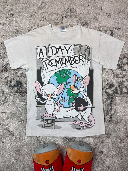 A DAY REMEMBER "WE'RE TAKING OVER THE WORLD" FADED TEE 2000s
