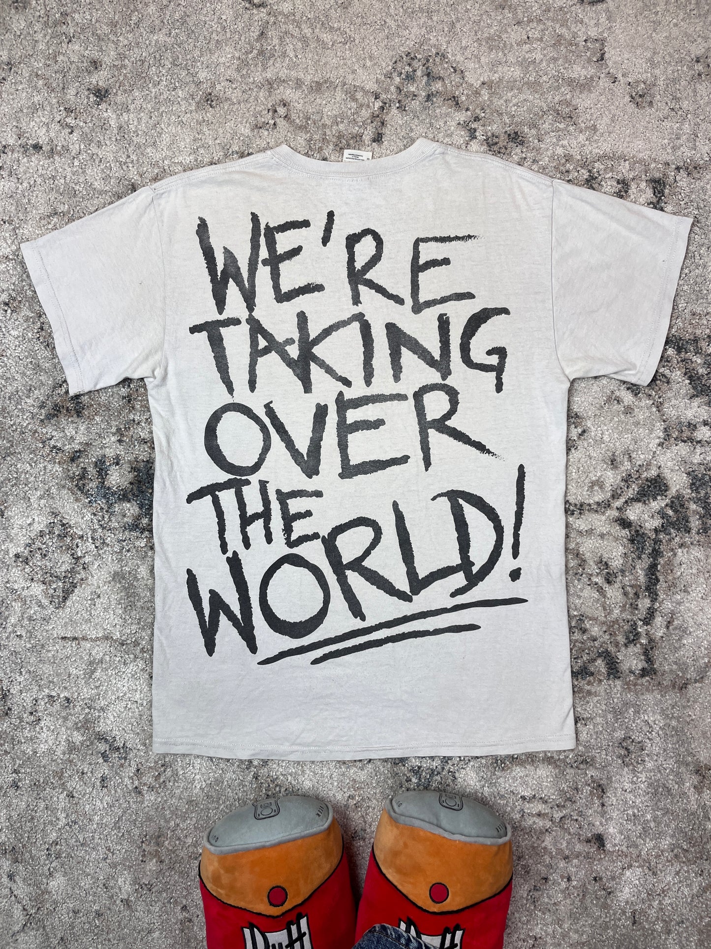 A DAY REMEMBER "WE'RE TAKING OVER THE WORLD" FADED TEE 2000s