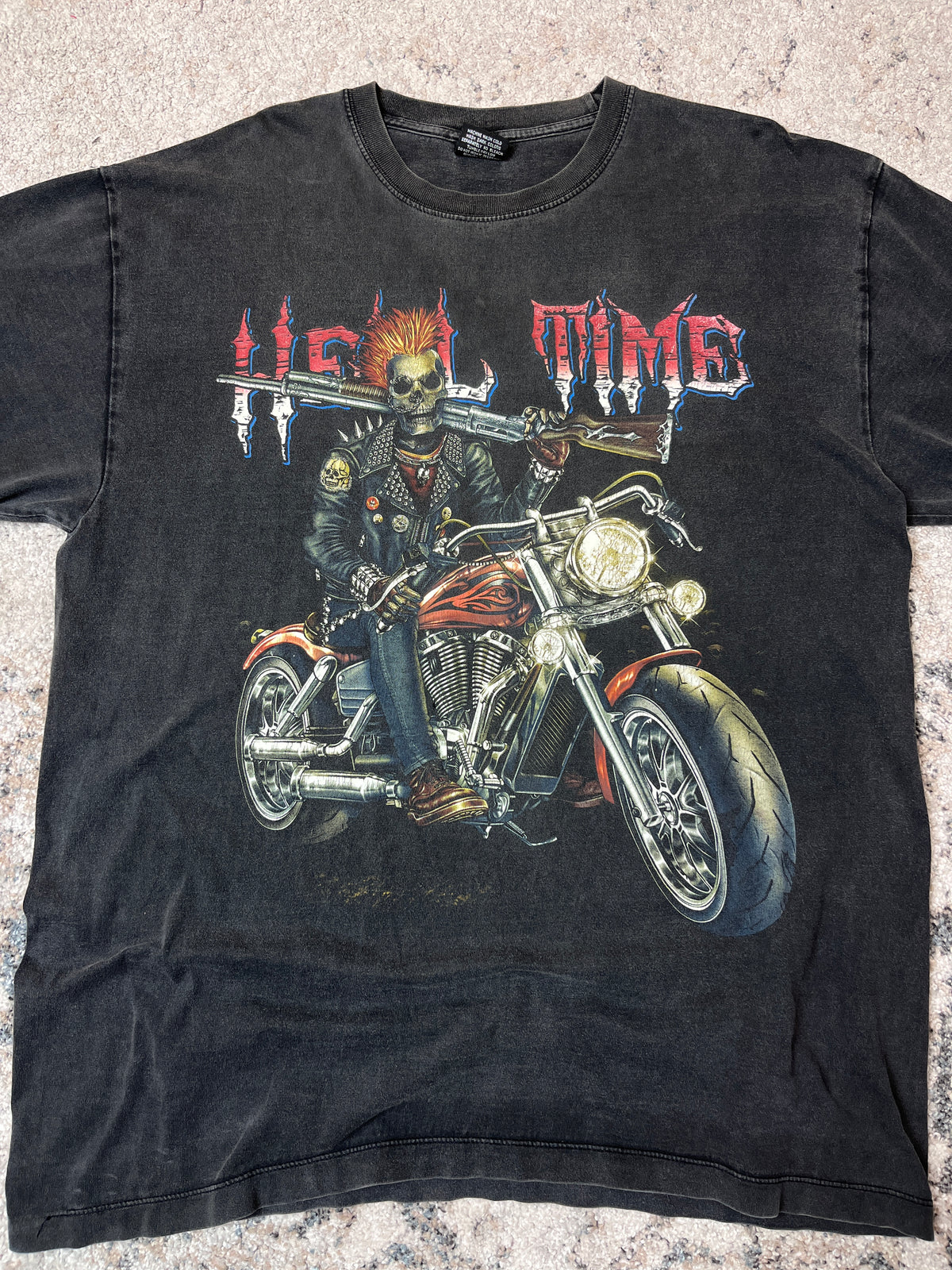 1990s HELL TIME FADED TEE