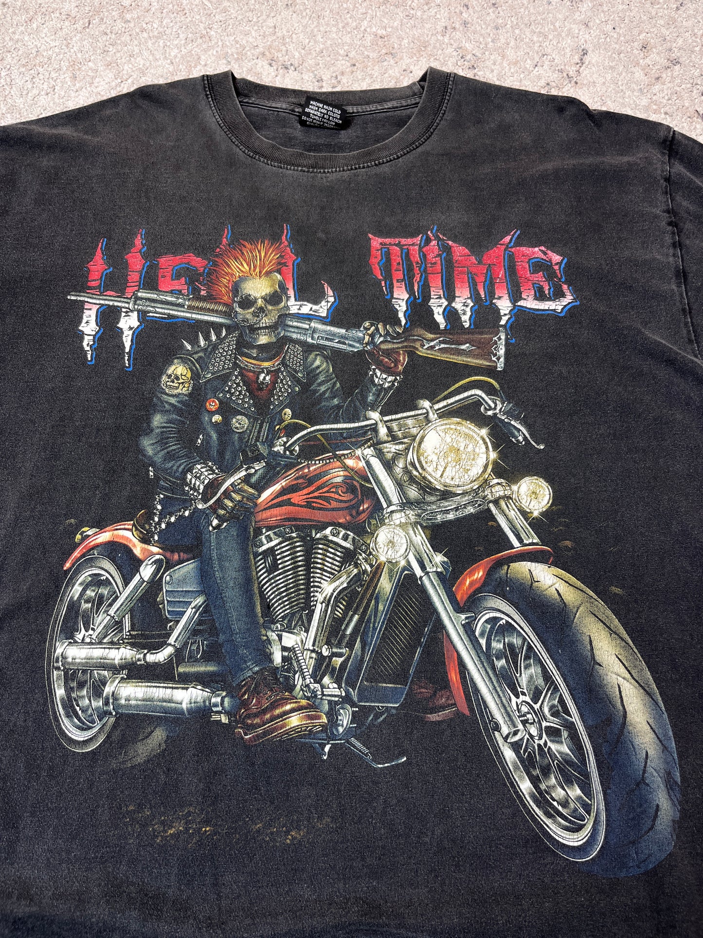 1990s HELL TIME FADED TEE