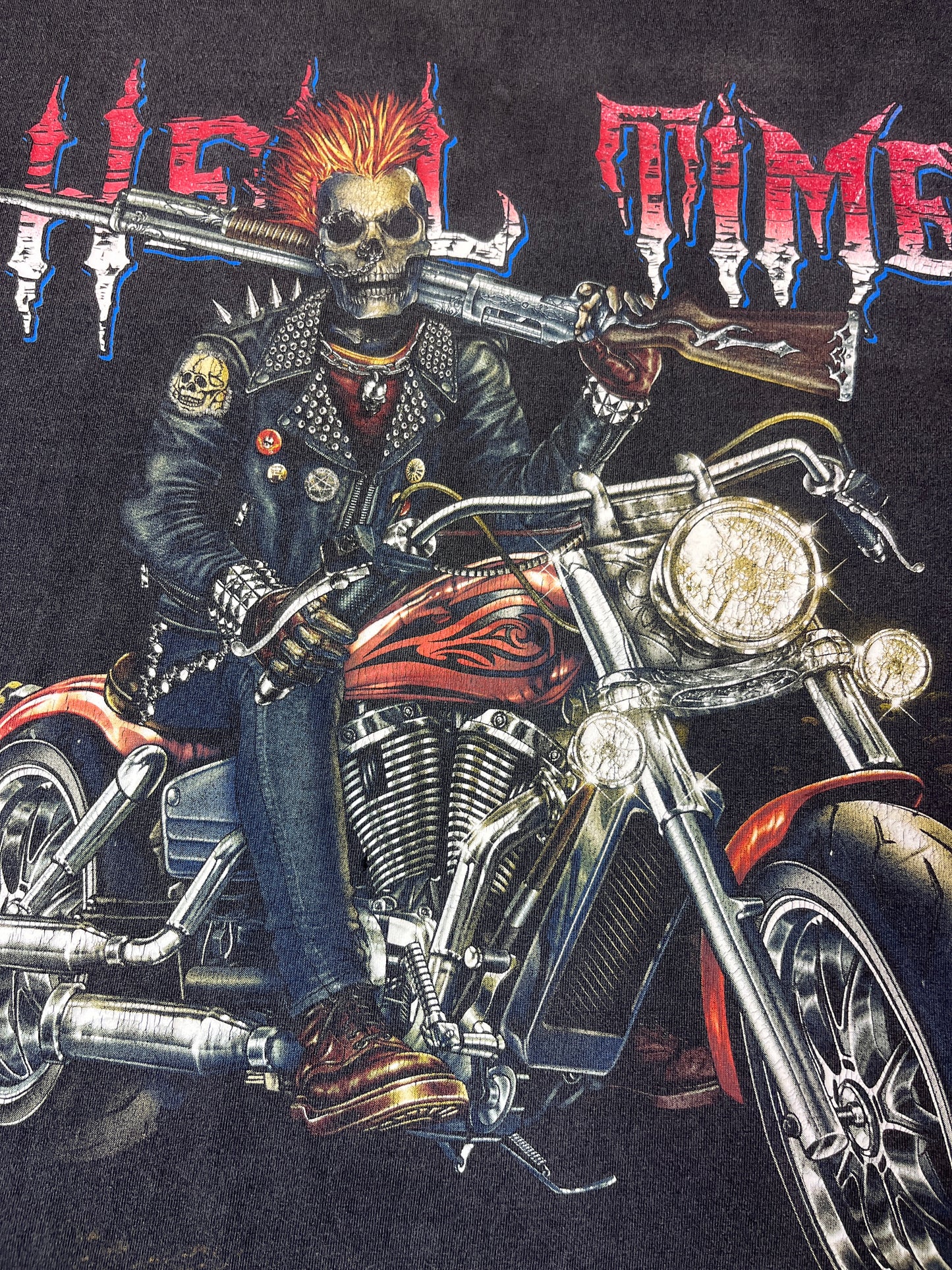 1990s HELL TIME FADED TEE