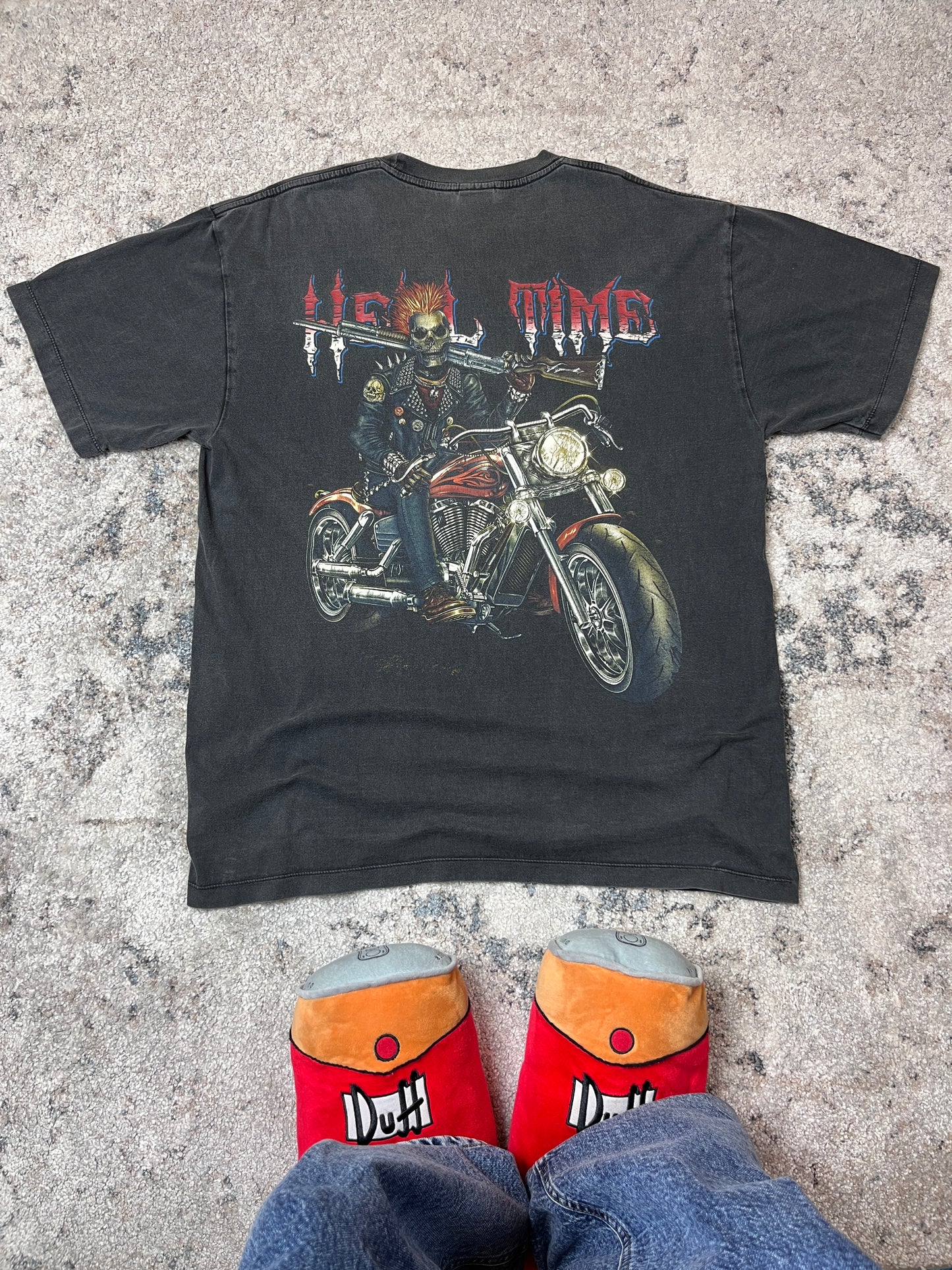 1990s HELL TIME FADED TEE