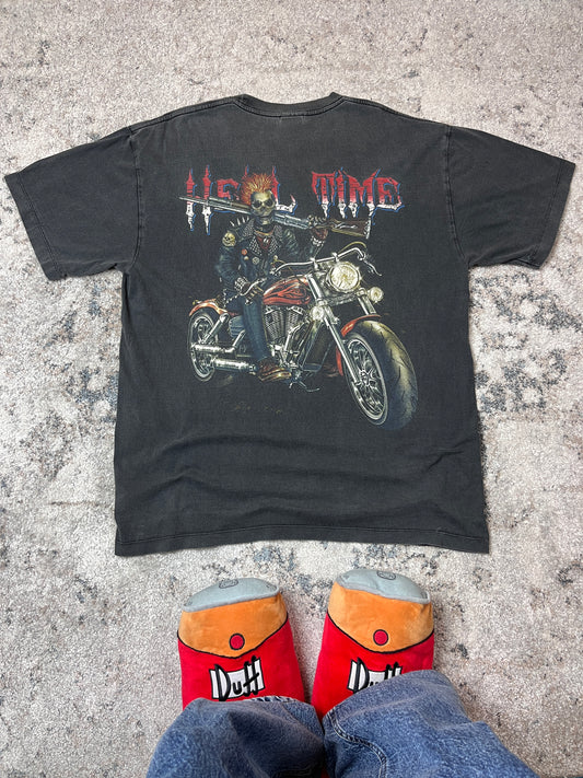 1990s HELL TIME FADED TEE