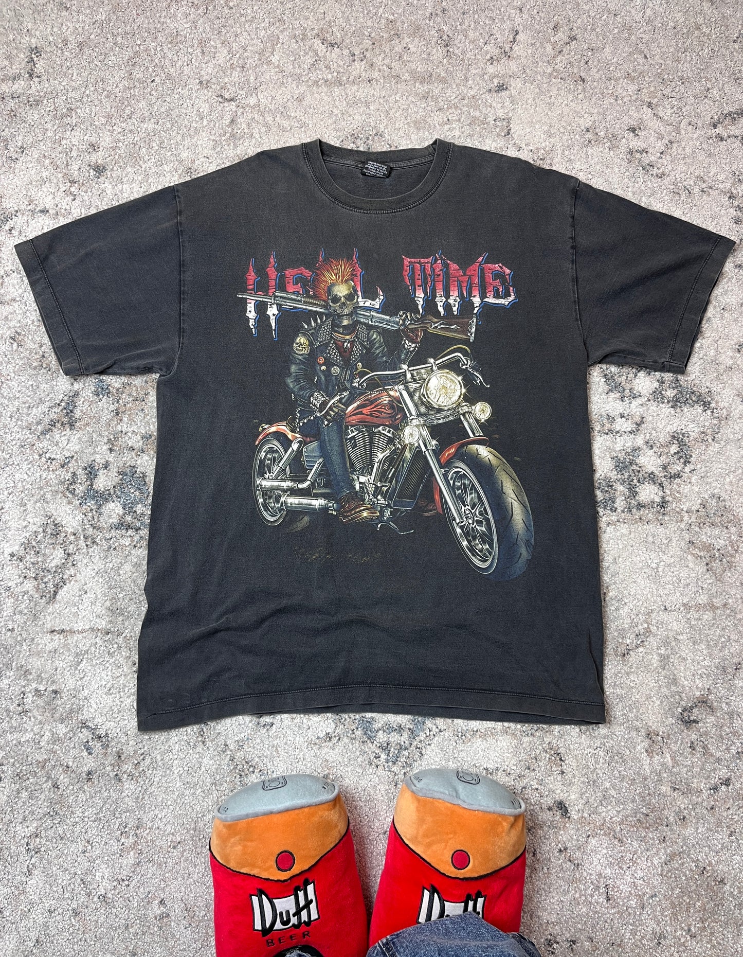 1990s HELL TIME FADED TEE