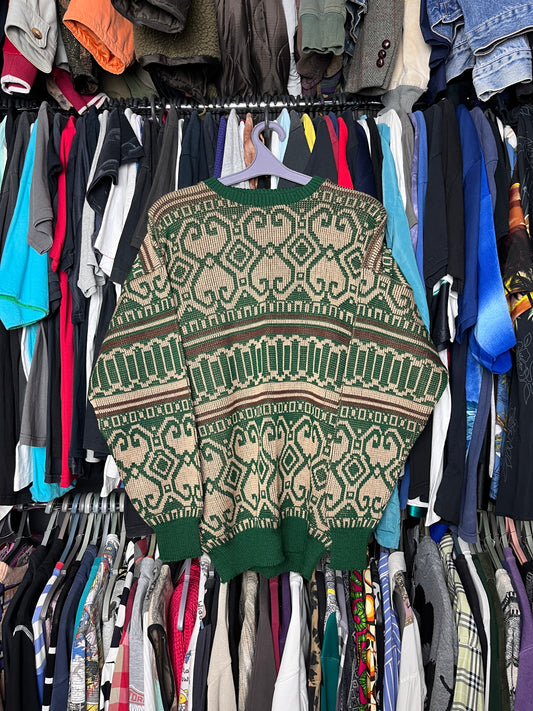 1980s MADE IN USSR VINTAGE KNITTED SWEATER
