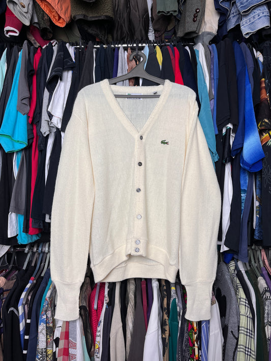 1970s IZOD LACOSTE PREPPY KNITTED CARDIGAN