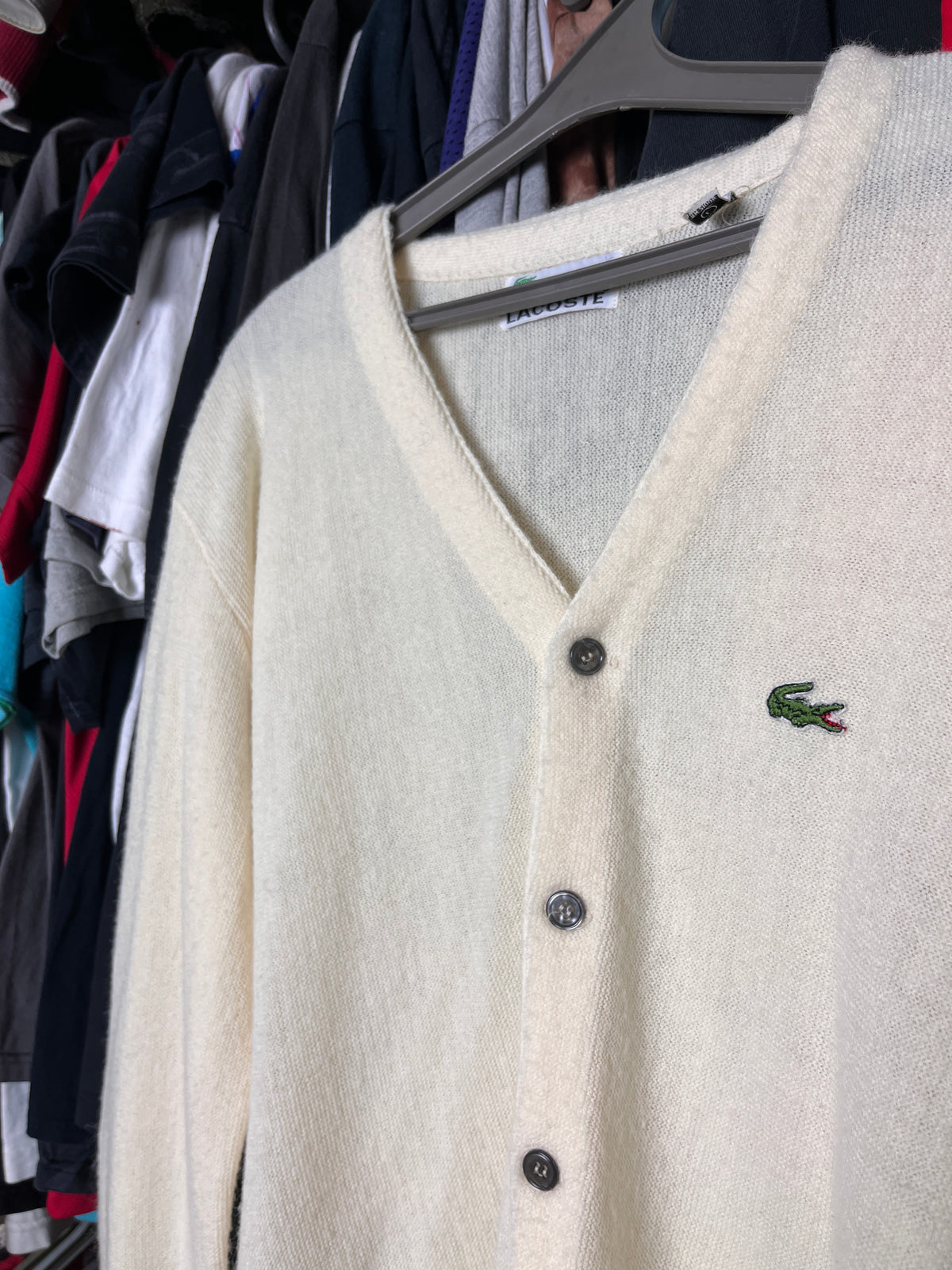 1970s IZOD LACOSTE PREPPY KNITTED CARDIGAN