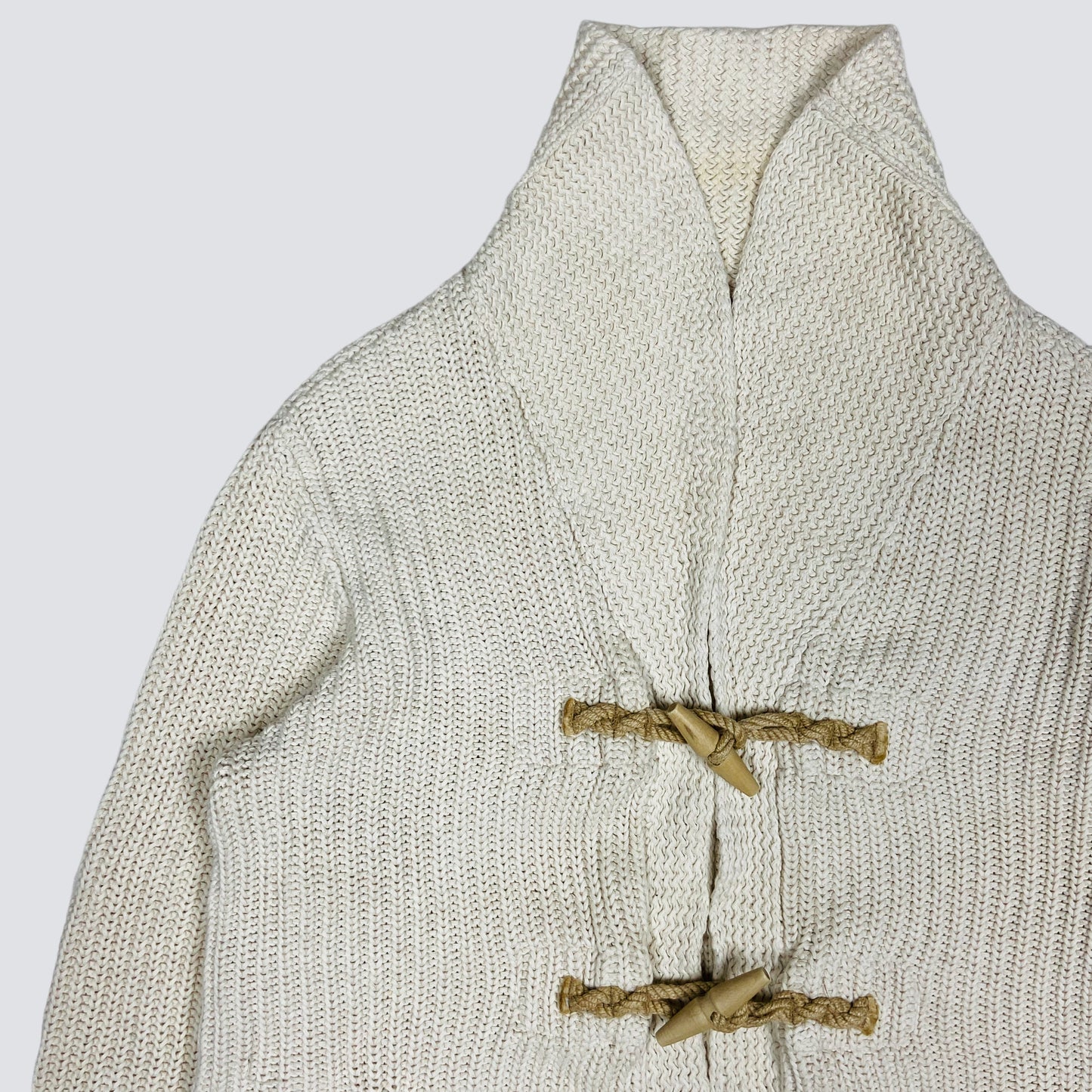 1990s RALPH LAUREN HEAVY KNITTED CARDIGAN