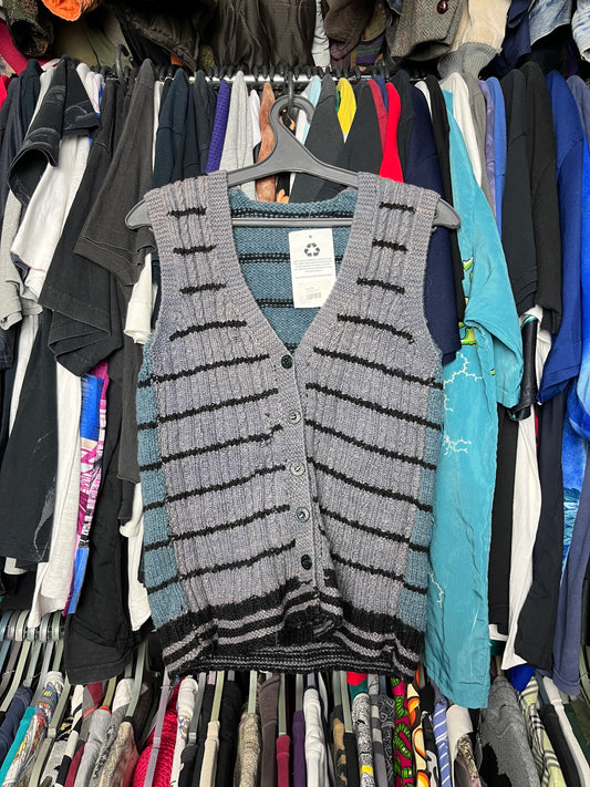 1970s LEVI'S KNITTED STRIPED VEST