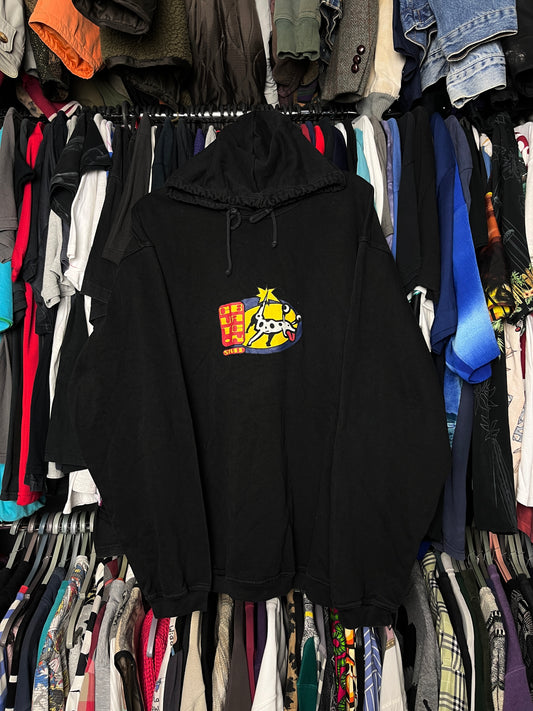 1980s "PSYCHEDELIC DOG" POP ART CUT BACK HOODIE
