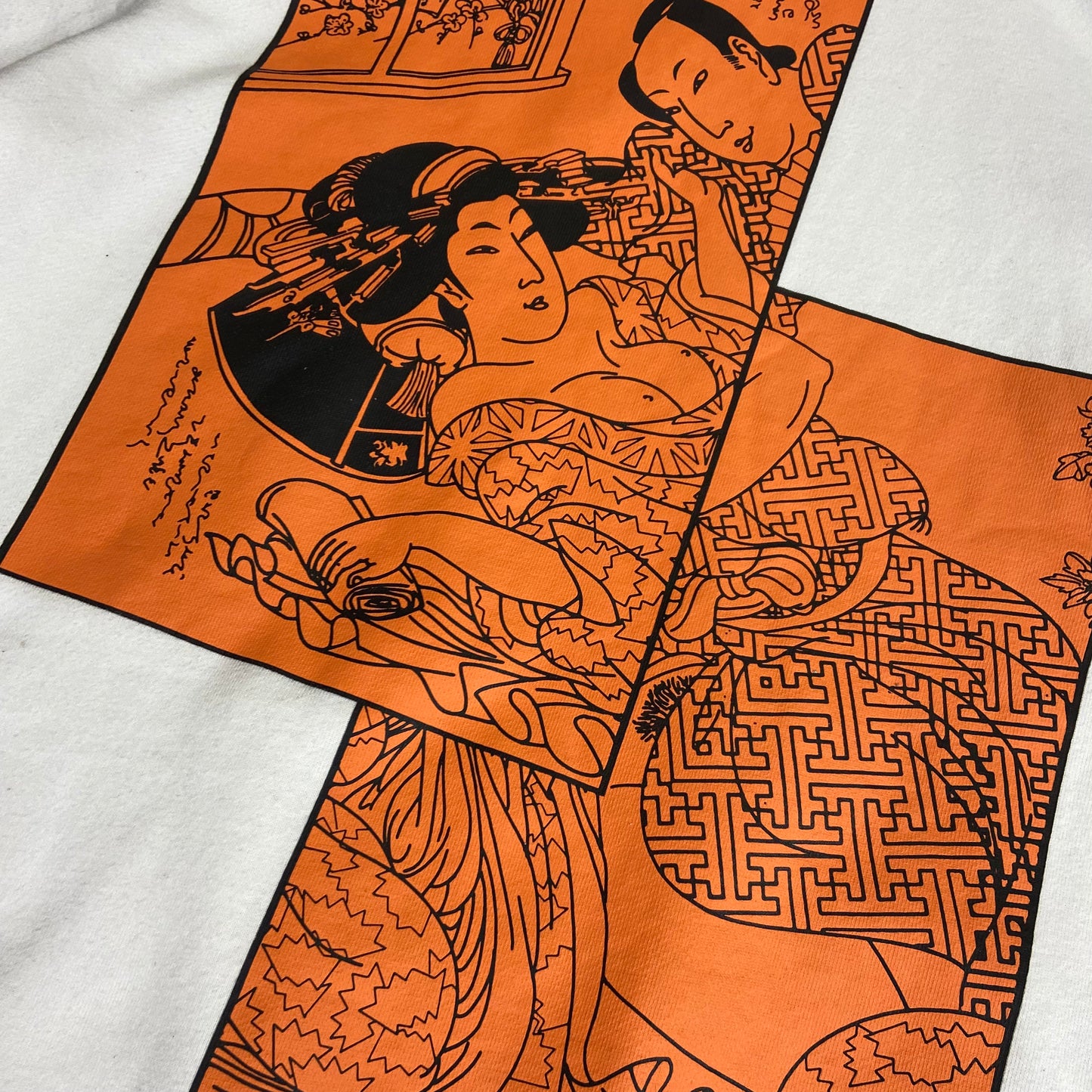 SSUR * PLUS - JAPANESE PRINTS HEAVY HOODIE