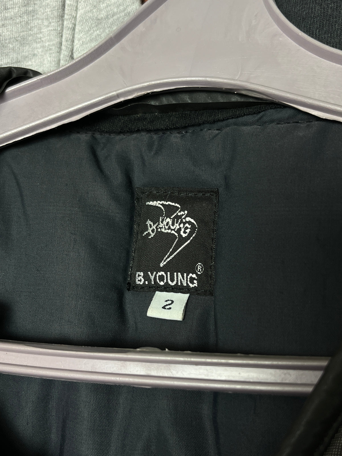 1980s B.YOUNG FRANCE METALLIC QUILTED PUFF TECH VEST