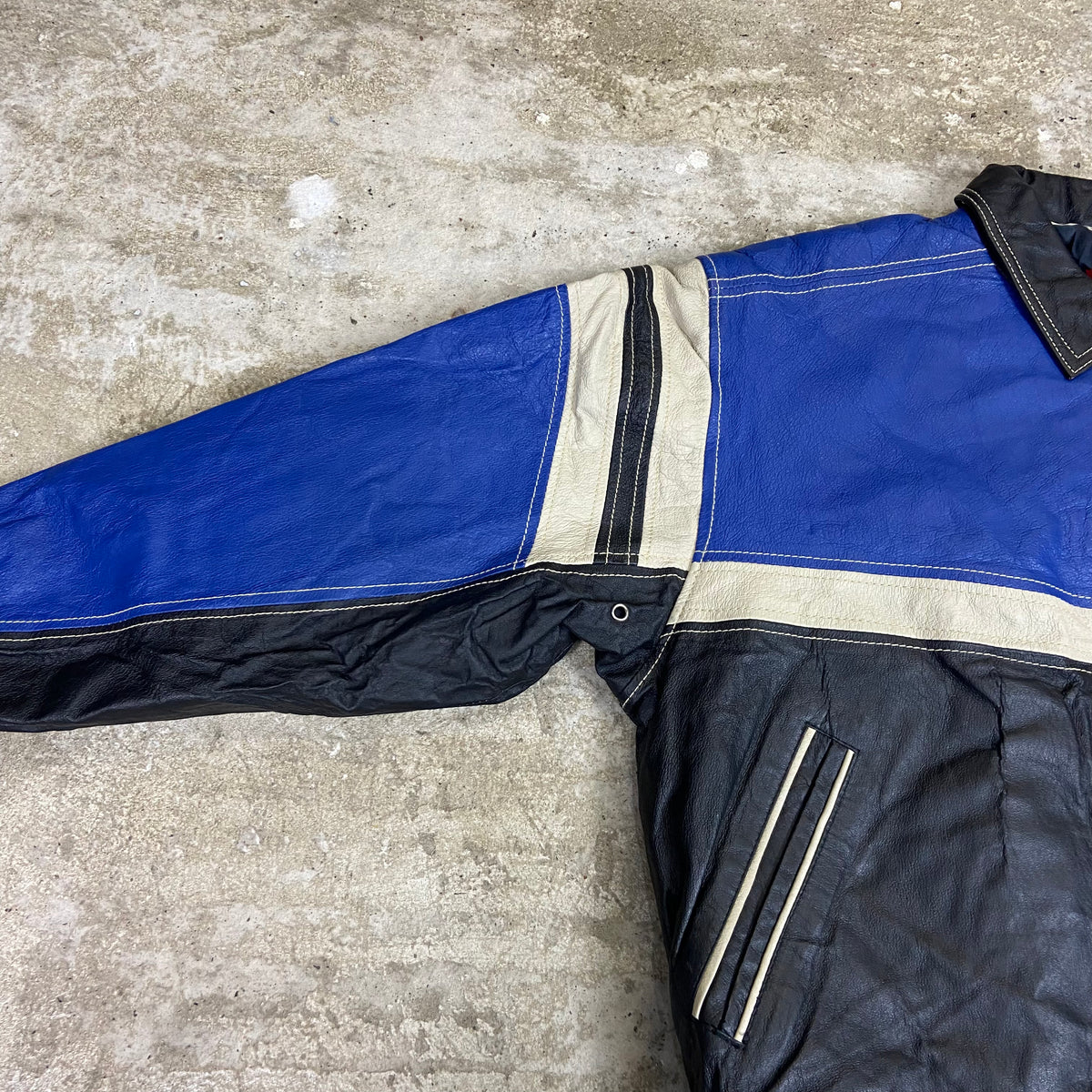 1980s MICHAEL HOBAN WHERE M1 EXCELLED USA LEATHER JACKET