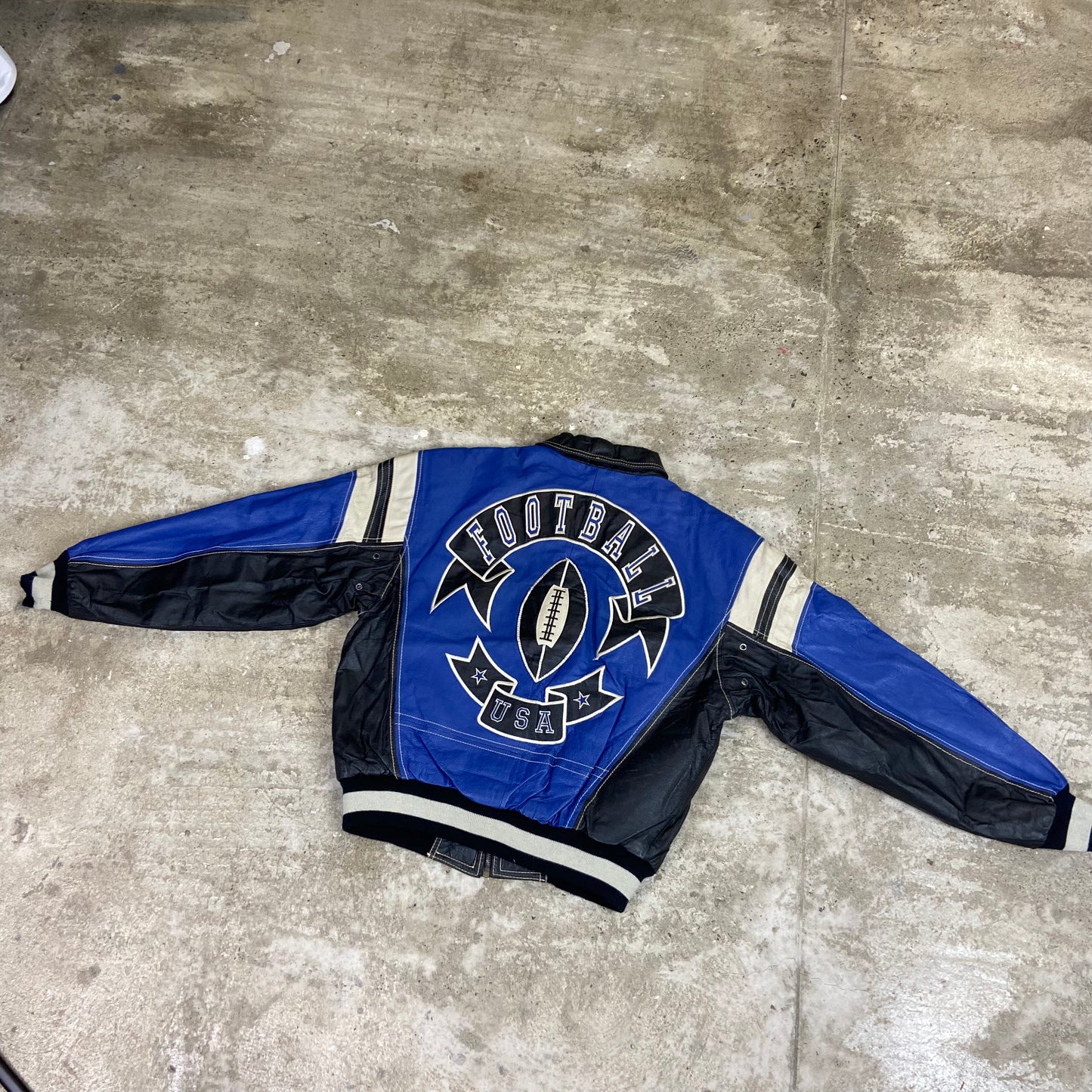 1980s MICHAEL HOBAN WHERE M1 EXCELLED USA LEATHER JACKET
