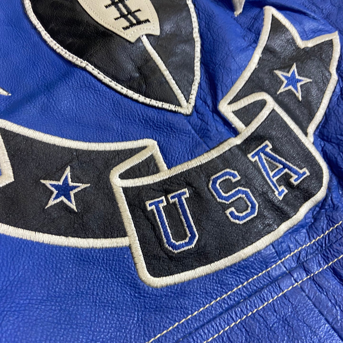 1980s MICHAEL HOBAN WHERE M1 EXCELLED USA LEATHER JACKET