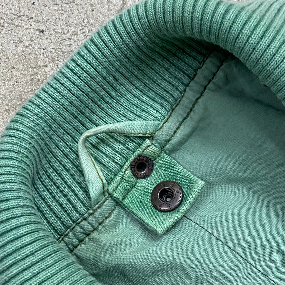1990s JET LAG RECONSTRUCTED DENIM TRENCH JACKET