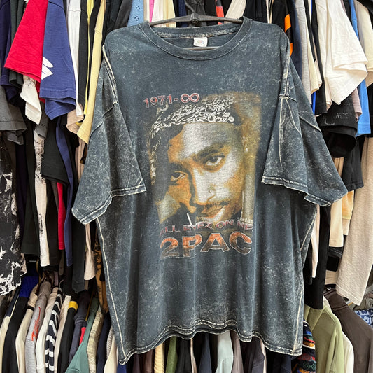 2PAC AMARU SHAKUR ALL EYEZ ON ME TUPAC TEE 1990s