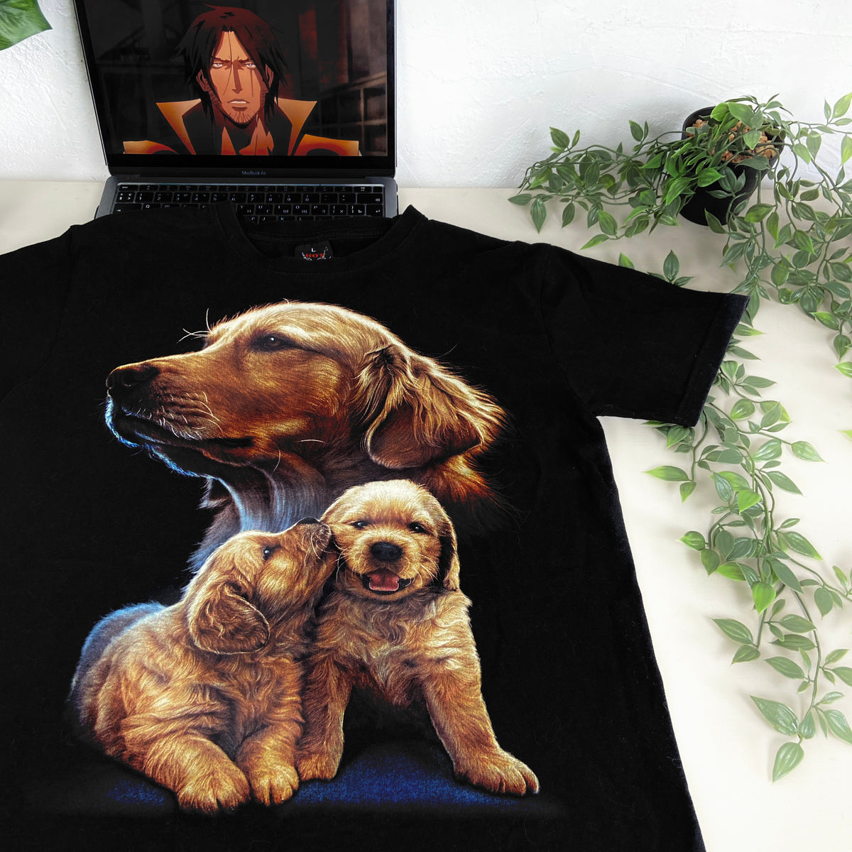 1990s CUTE LABRADORS TEE
