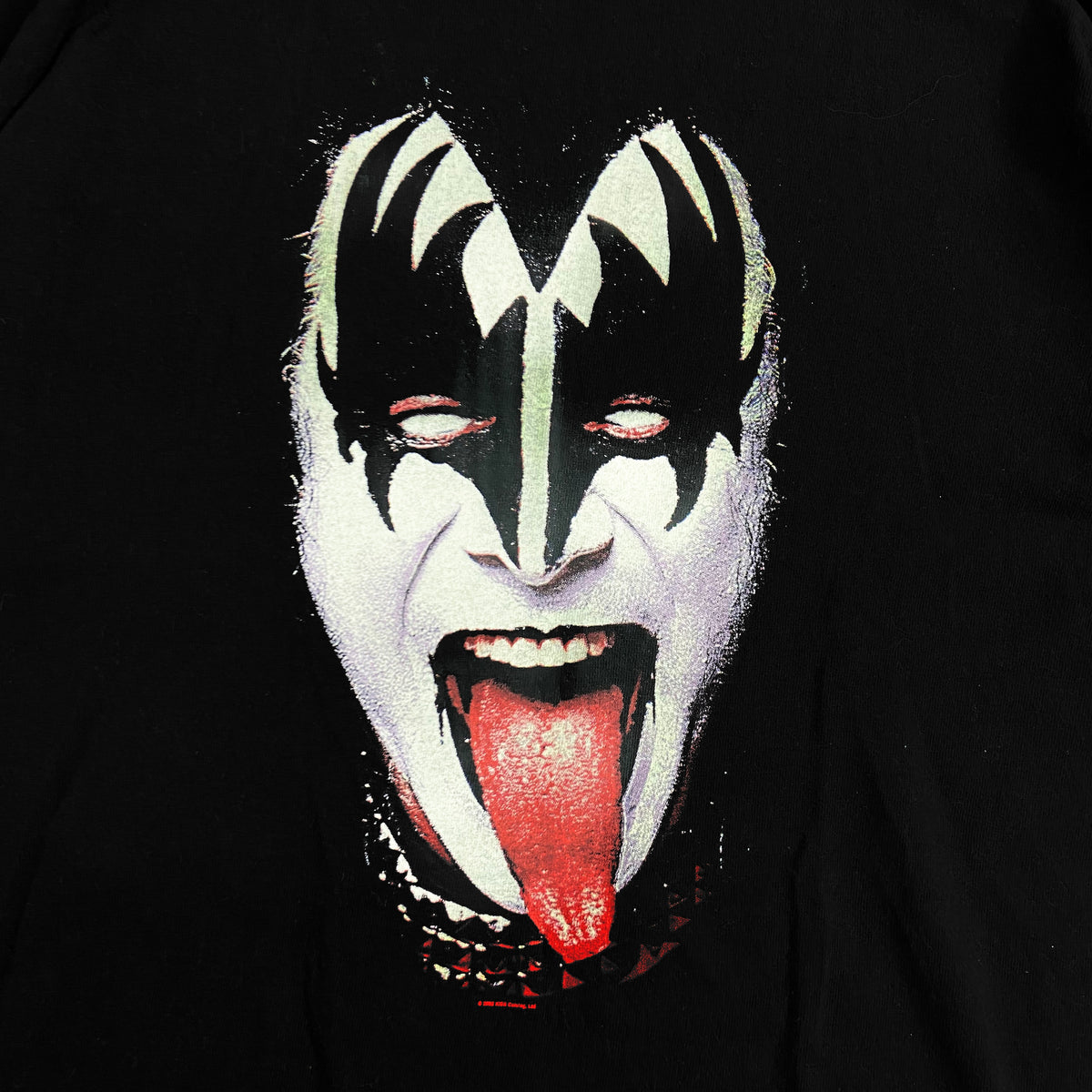 2000s KISS BIG FACE PRINT TEE